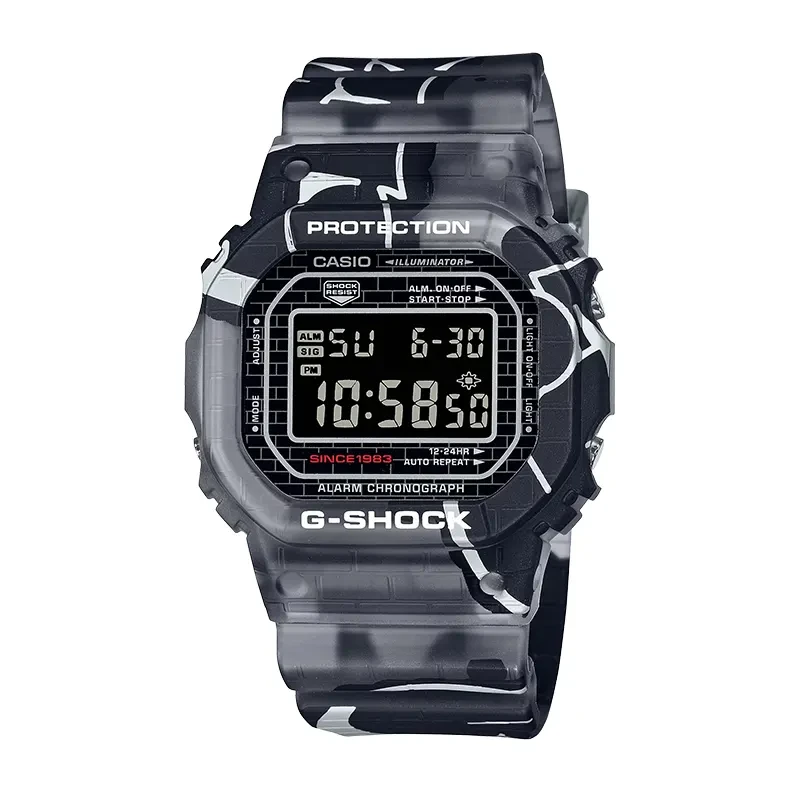 Casio G-Shock Street Spirit Digital Graffiti Art Men's Watch- DW-5000SS-1
